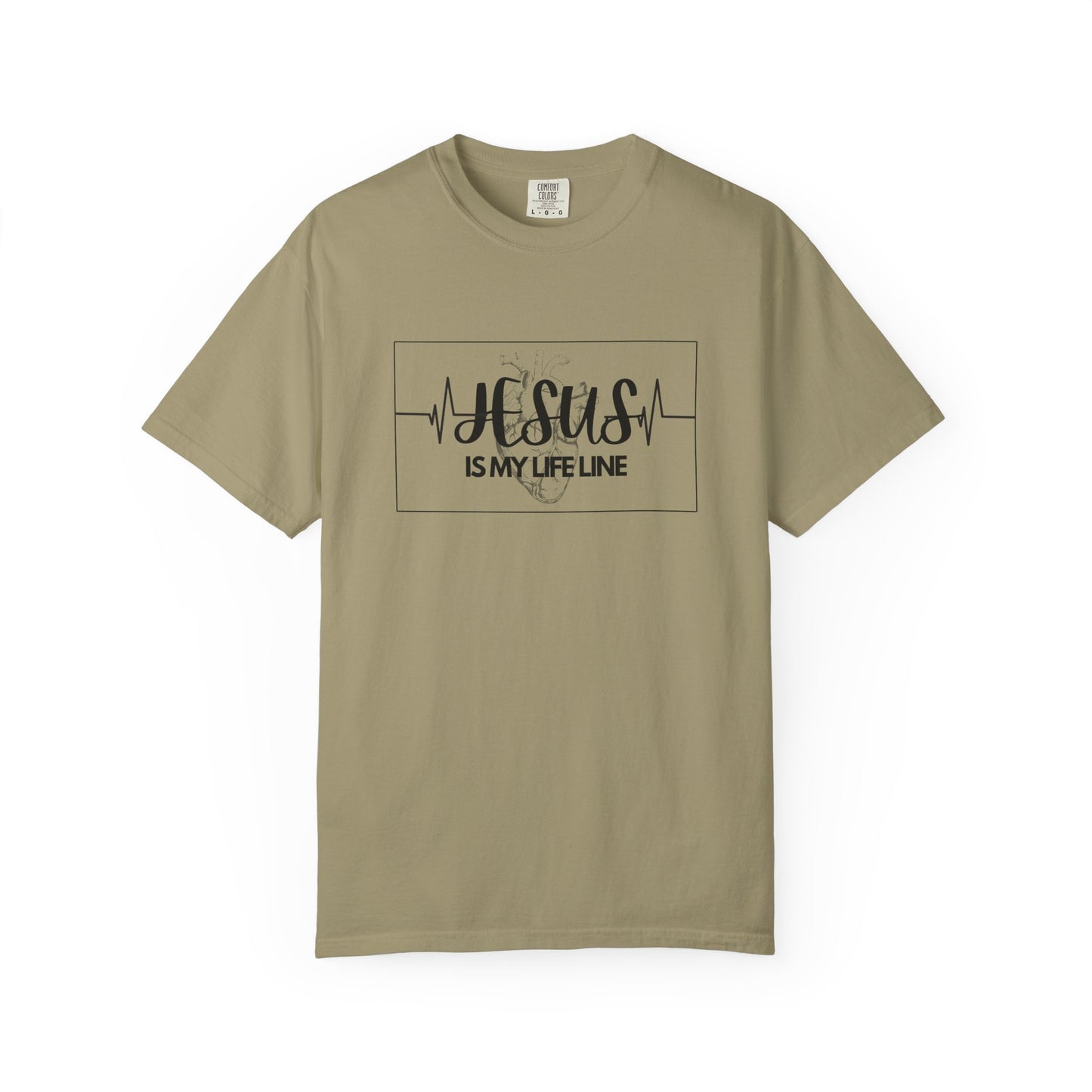 Jesus is My Life Line Christian T-shirt