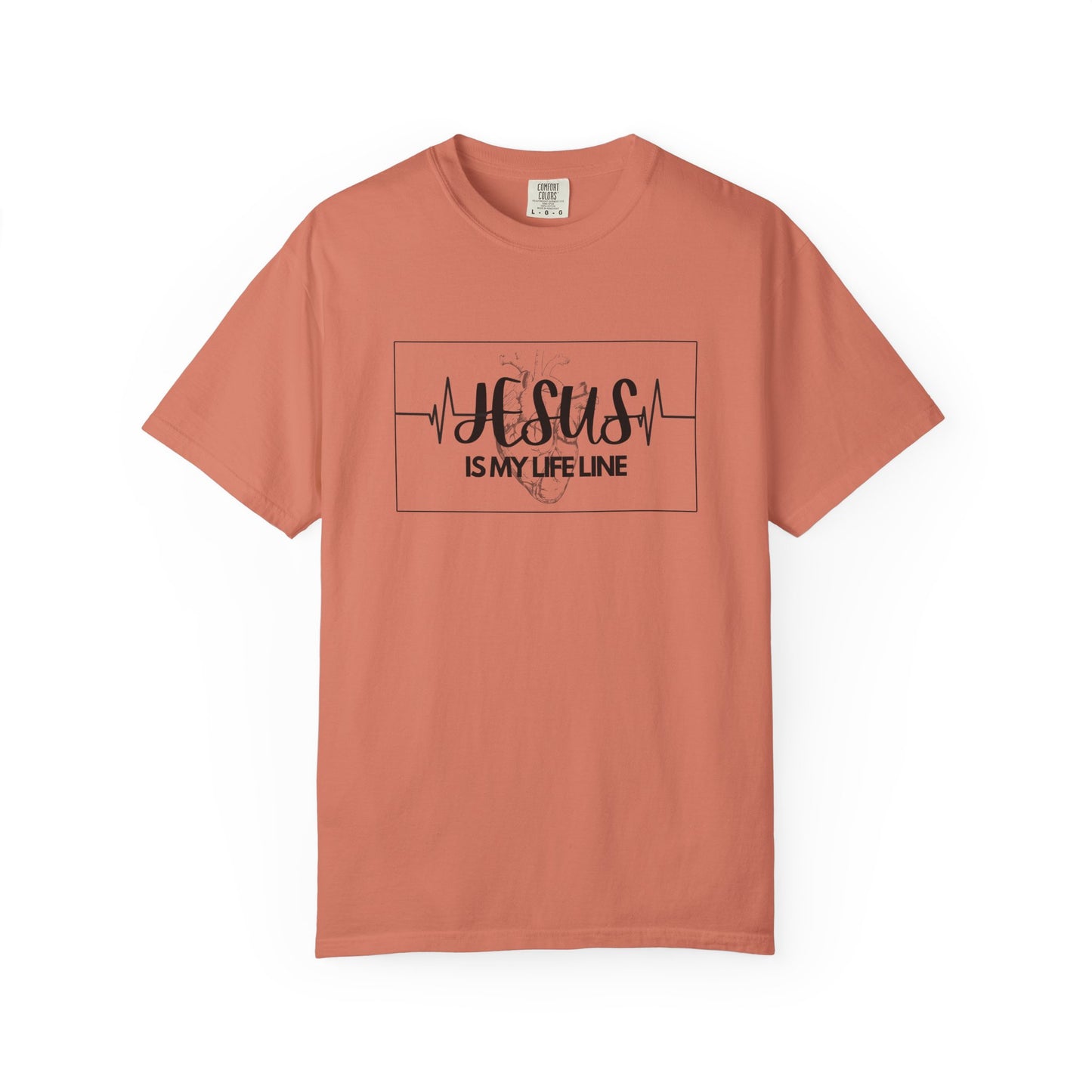 Jesus is My Life Line Christian T-shirt