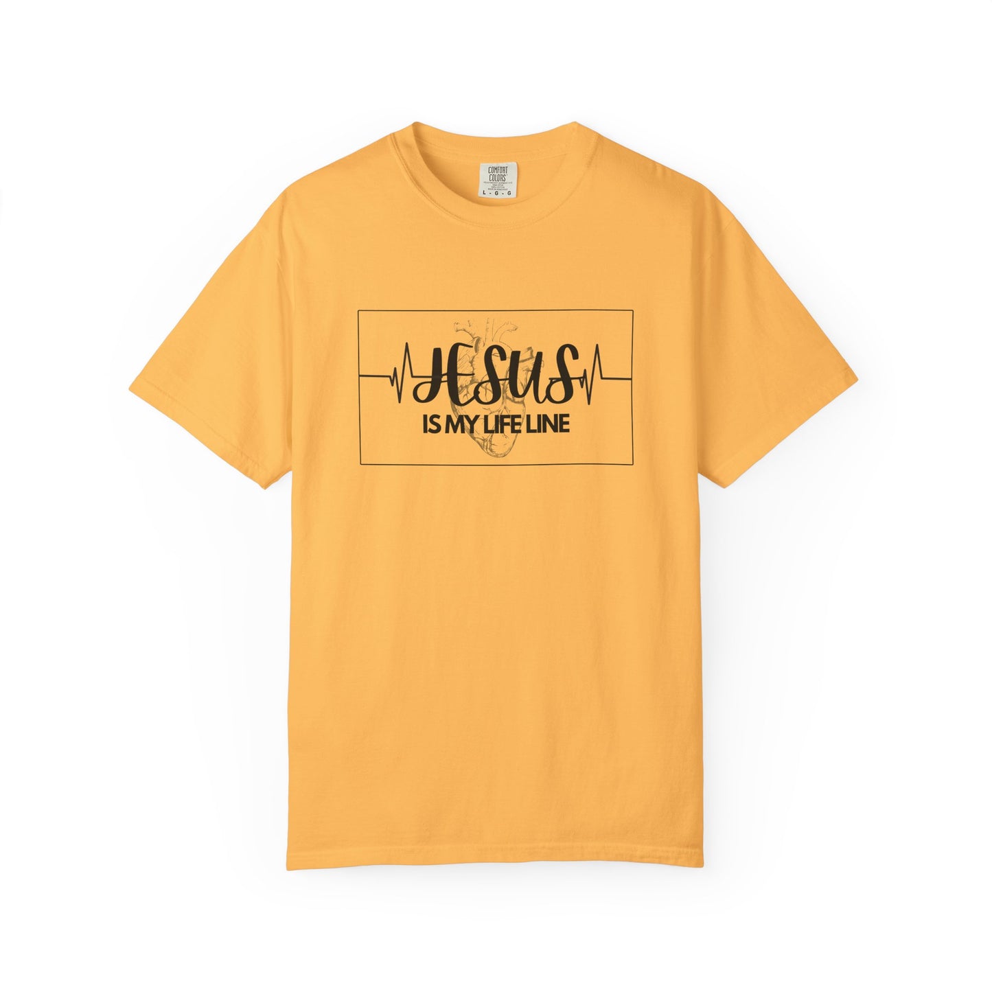 Jesus is My Life Line Christian T-shirt