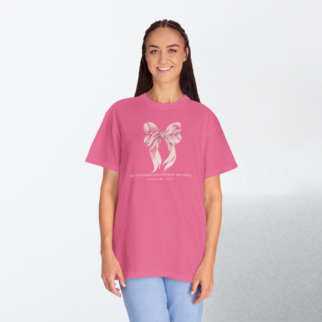 She Is Clothed With Strength and Dignity T-Shirt