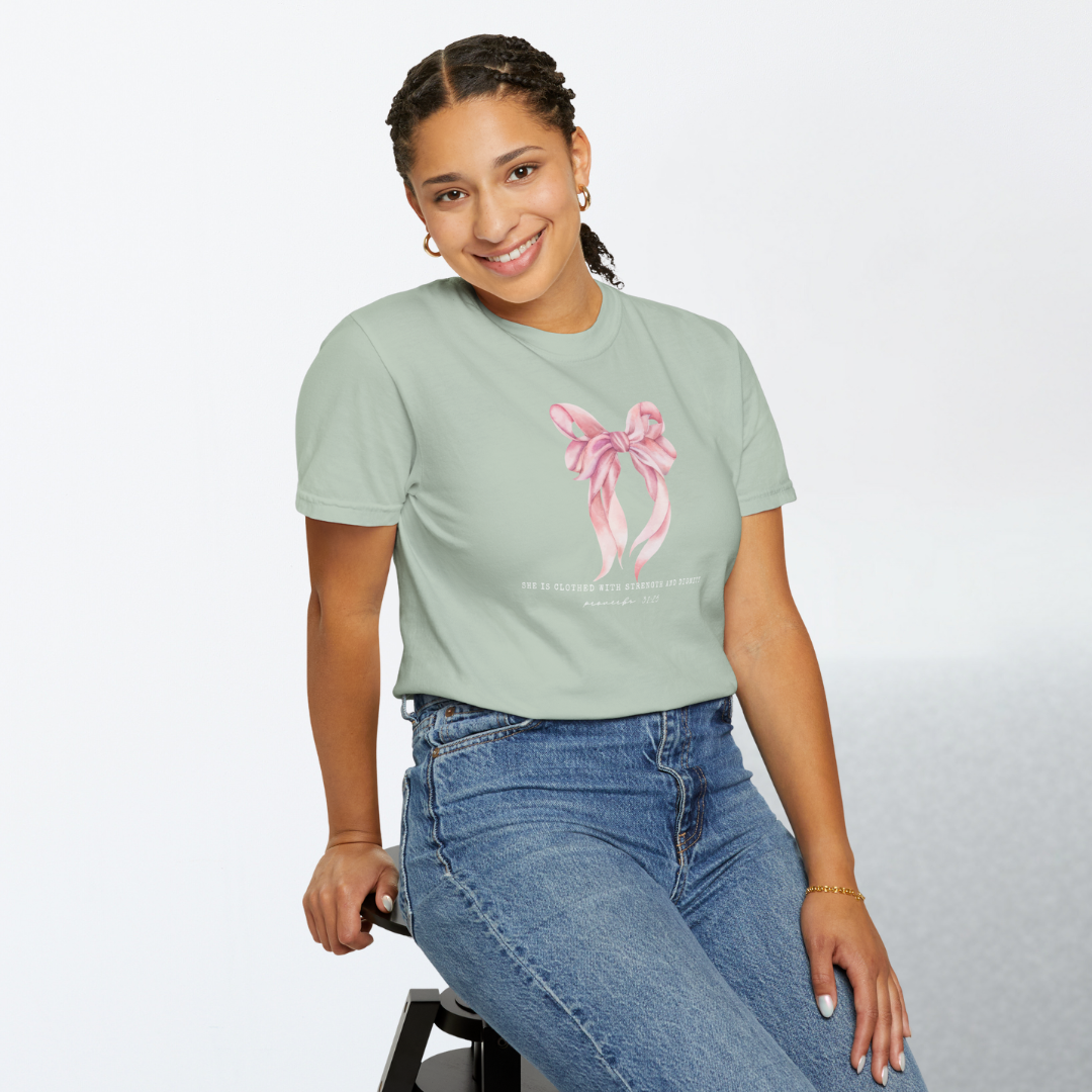 She Is Clothed With Strength and Dignity T-Shirt