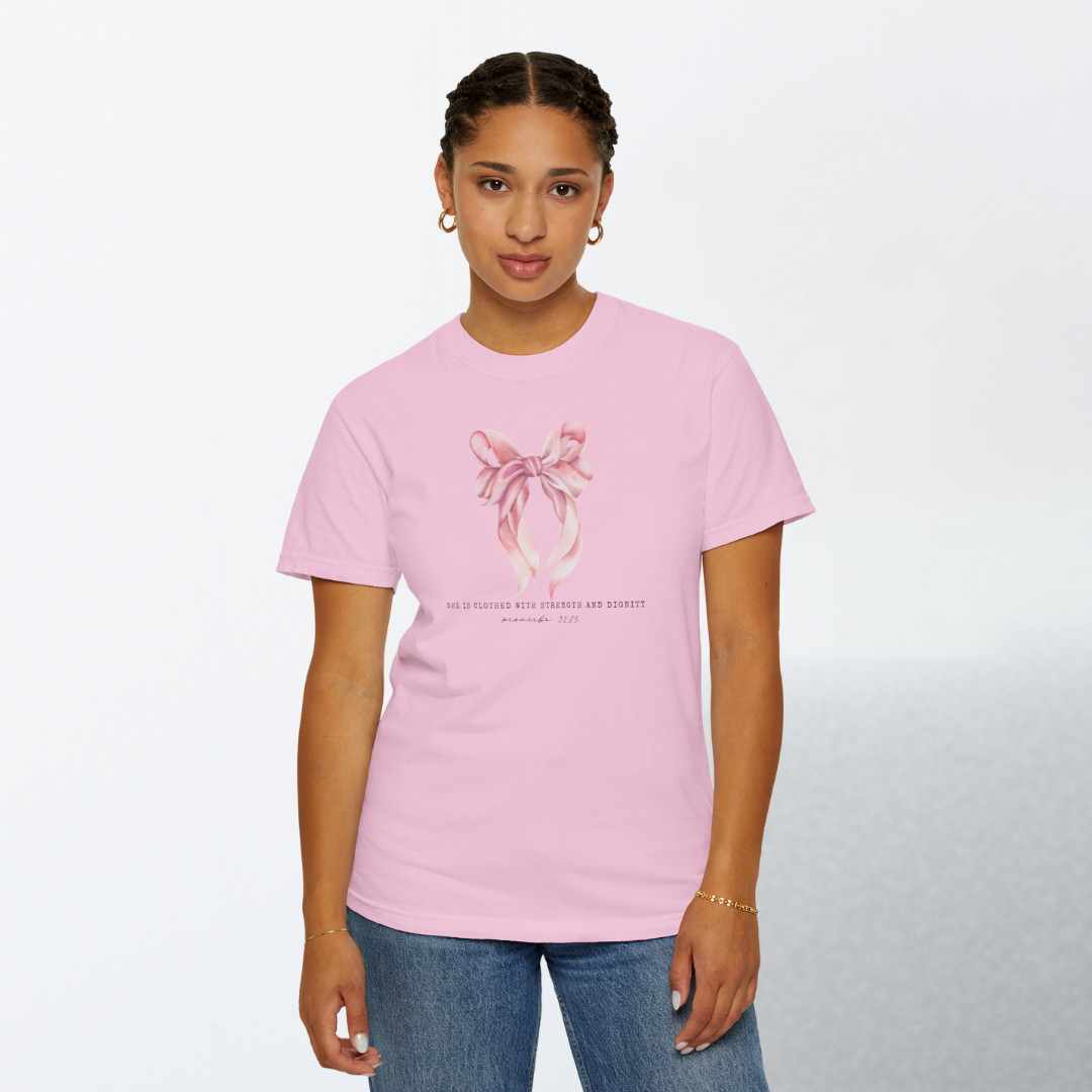 She Is Clothed With Strength and Dignity T-Shirt