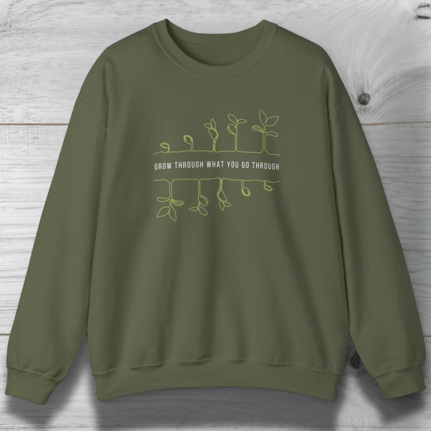 Grow Through What You Go Through Crewneck