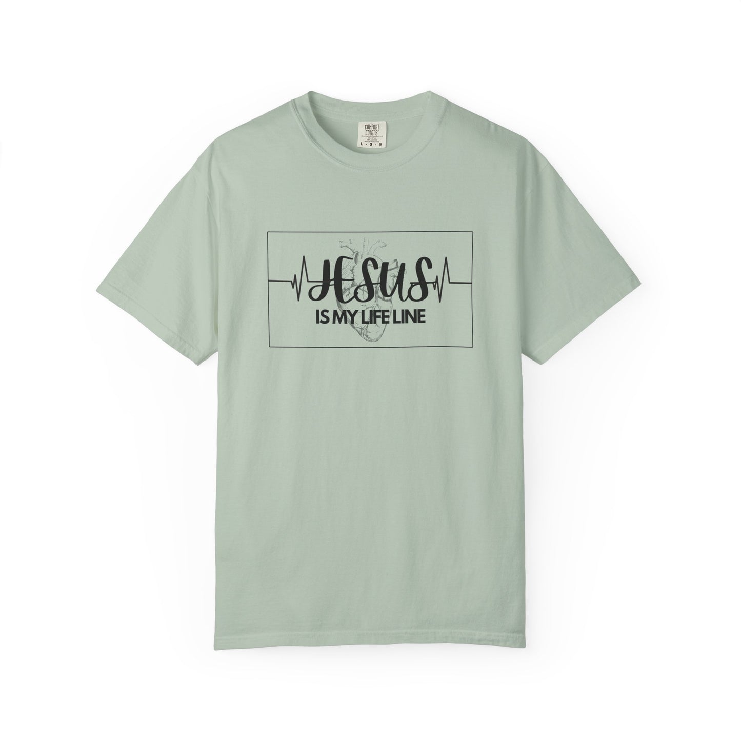 Jesus is My Life Line Christian T-shirt