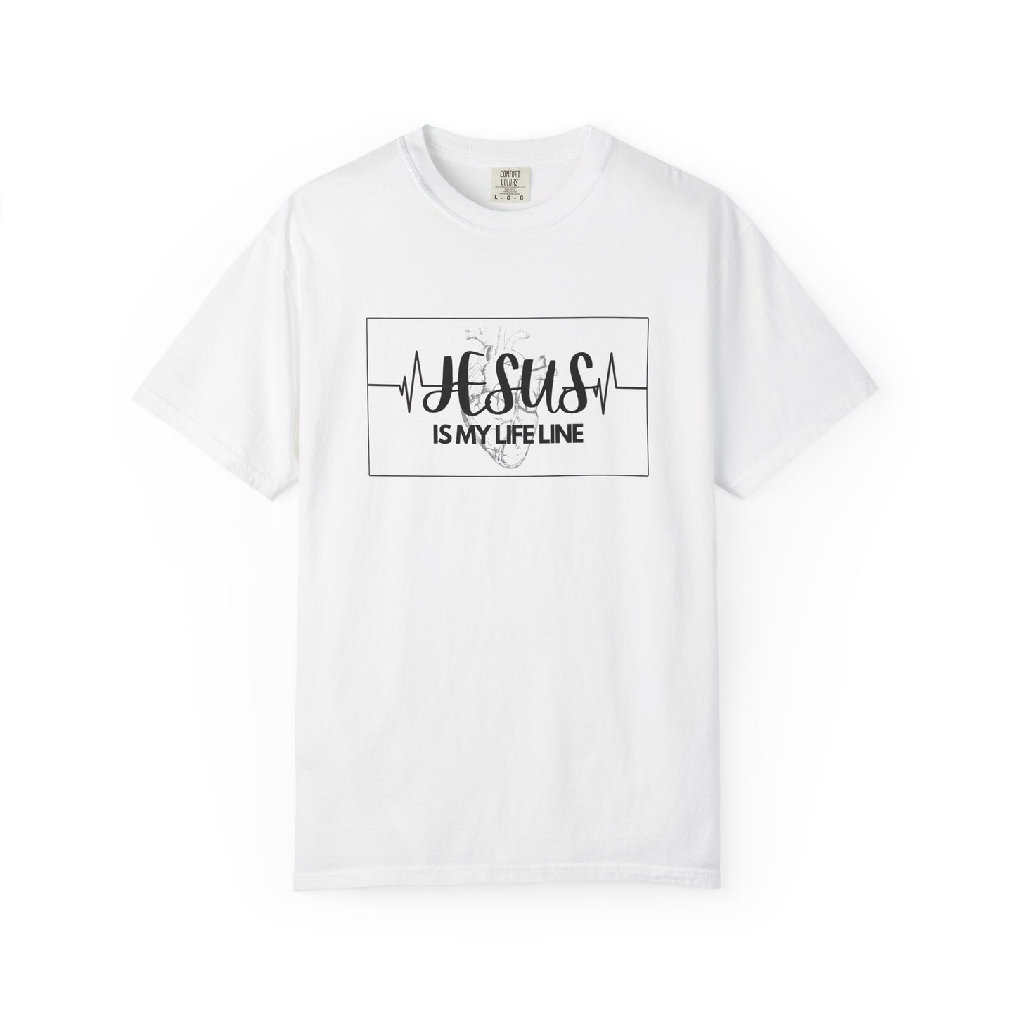 Jesus is My Life Line Christian T-shirt