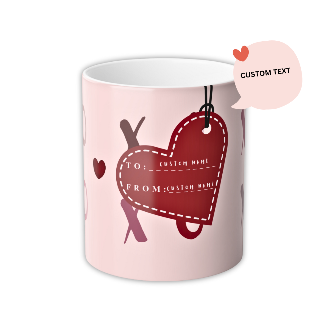 Color Morphing Custom Name Valentines Day Mug